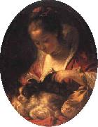 Gabriel-Francois Doyen La Lecture oil painting